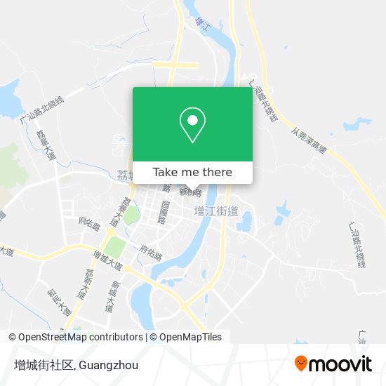 增城街社区 map