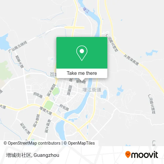 增城街社区 map