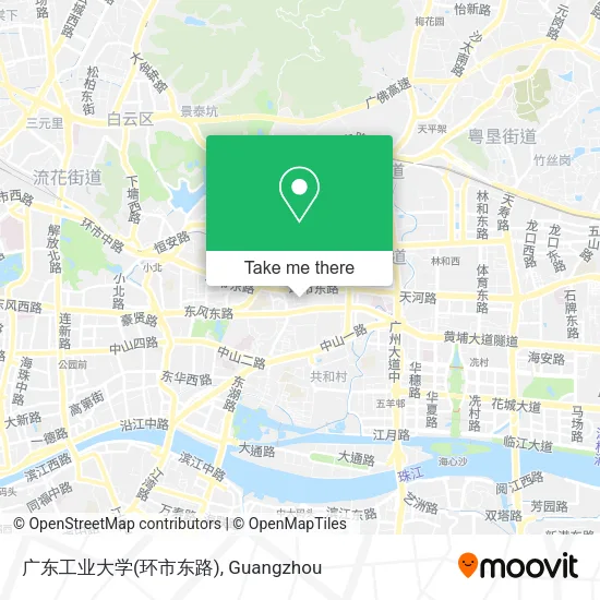 广东工业大学(环市东路) map