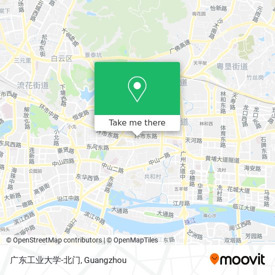 广东工业大学-北门 map