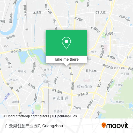 白云湖创意产业园C map