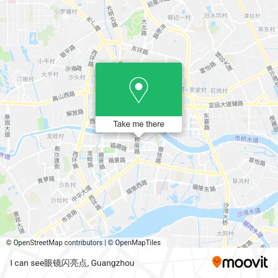 I can see眼镜闪亮点 map