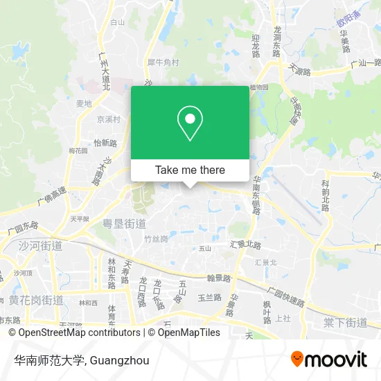 华南师范大学 map