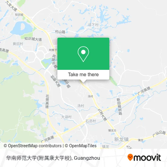 华南师范大学(附属康大学校) map