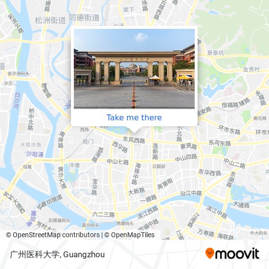 广州医科大学 map
