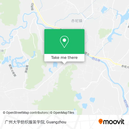 广州大学纺织服装学院 map
