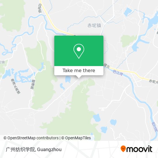 广州纺织学院 map