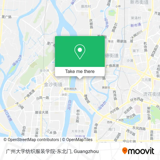 广州大学纺织服装学院-东北门 map