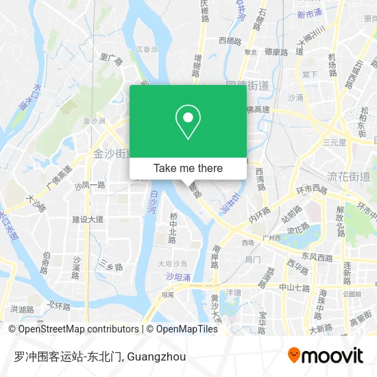 罗冲围客运站-东北门 map