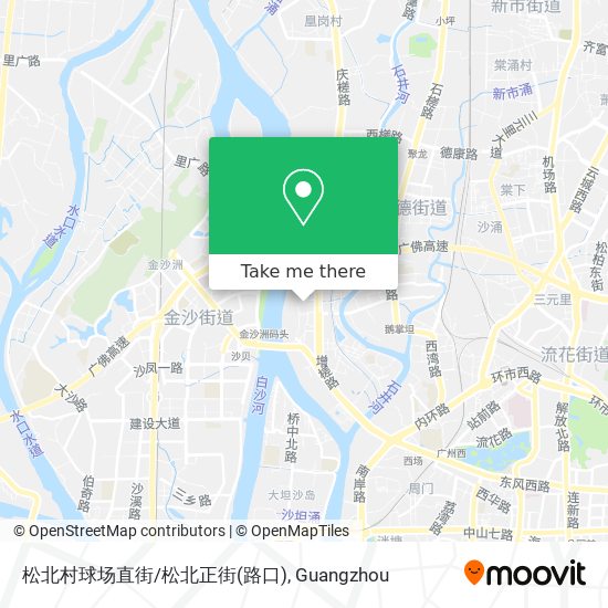 松北村球场直街/松北正街(路口) map