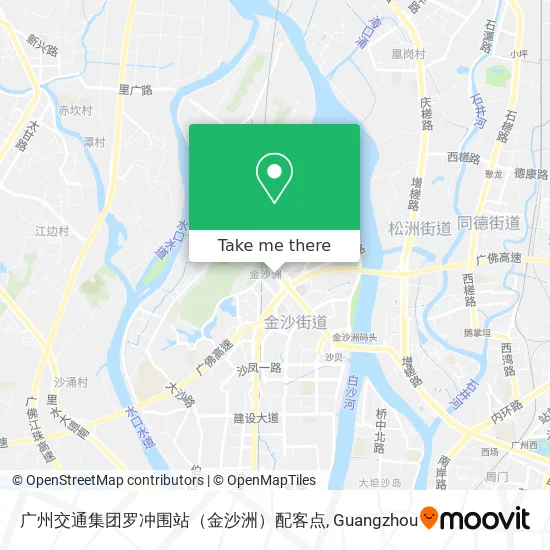 广州交通集团罗冲围站（金沙洲）配客点 map