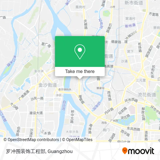罗冲围装饰工程部 map