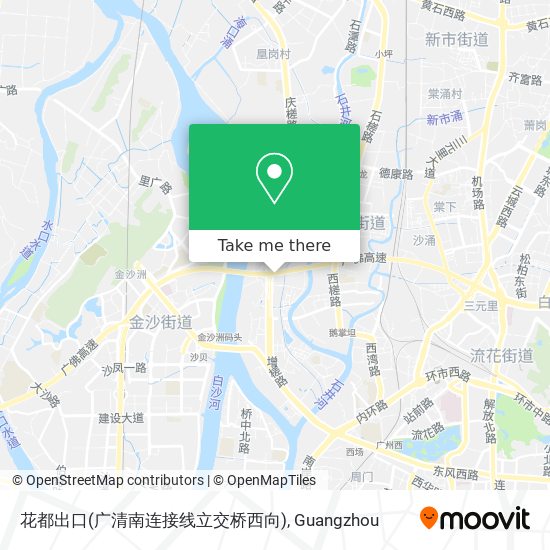 花都出口(广清南连接线立交桥西向) map