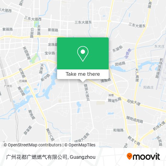 广州花都广燃燃气有限公司 map