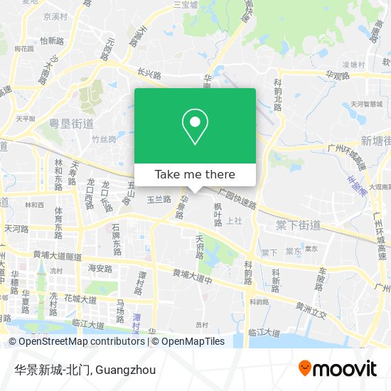 华景新城-北门 map