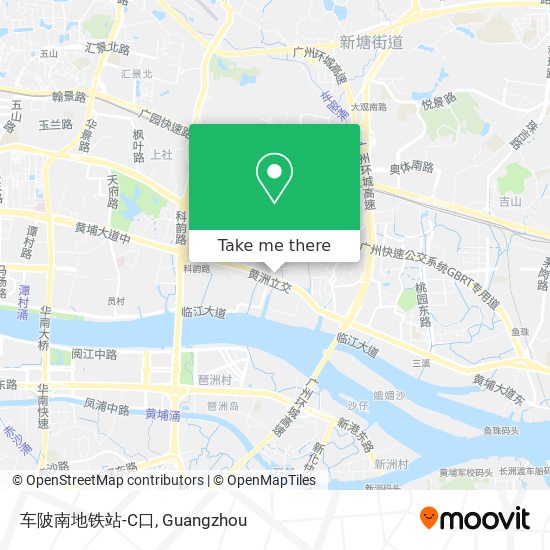 车陂南地铁站-C口 map