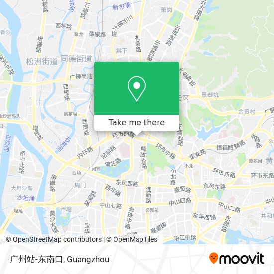 广州站-东南口 map