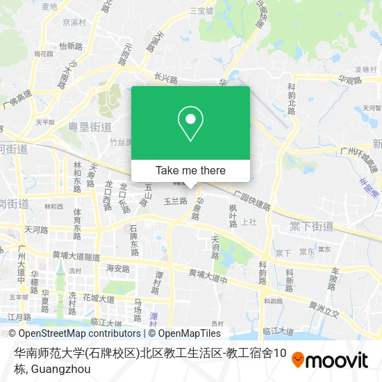 华南师范大学(石牌校区)北区教工生活区-教工宿舍10栋 map