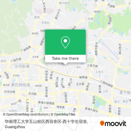 华南理工大学五山校区西宿舍区-西十学生宿舍 map