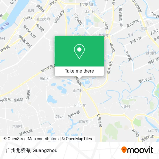 广州龙桥海 map