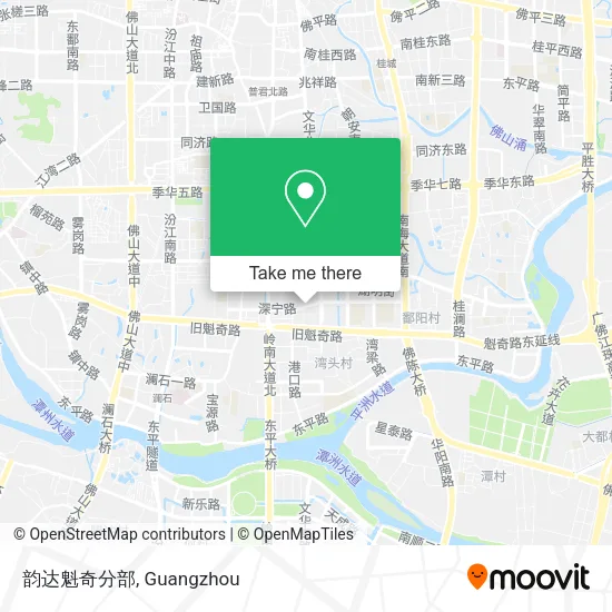 韵达魁奇分部 map