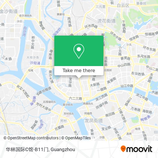 华林国际C馆-B11门 map