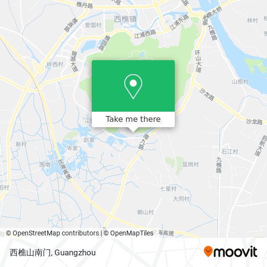 西樵山南门 map