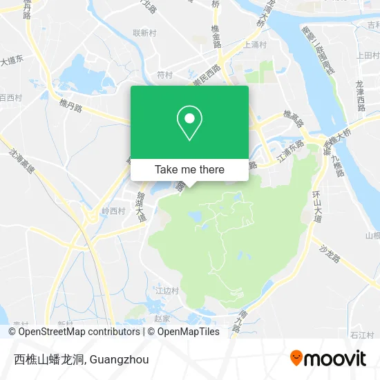 西樵山蟠龙洞 map