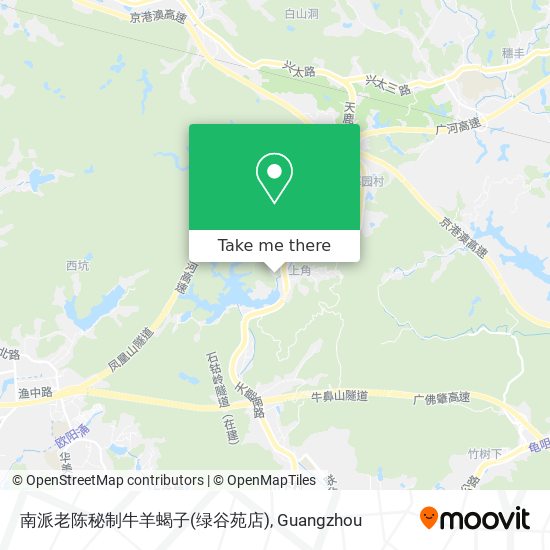南派老陈秘制牛羊蝎子(绿谷苑店) map