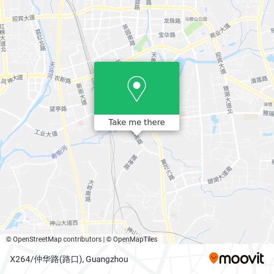 X264/仲华路(路口) map