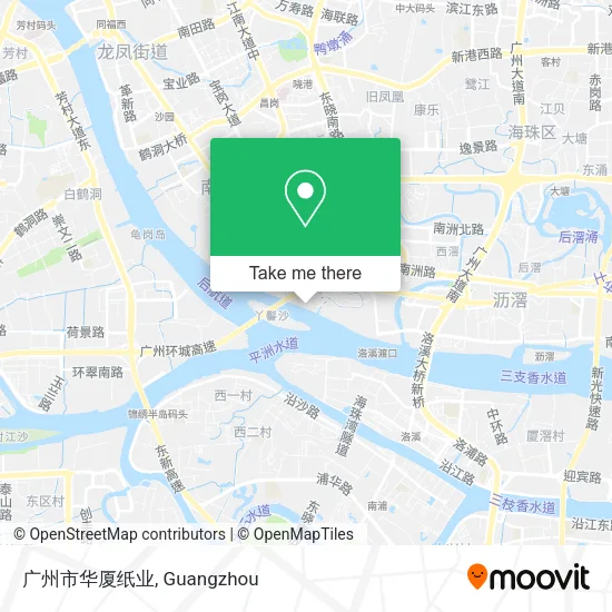 广州市华厦纸业 map