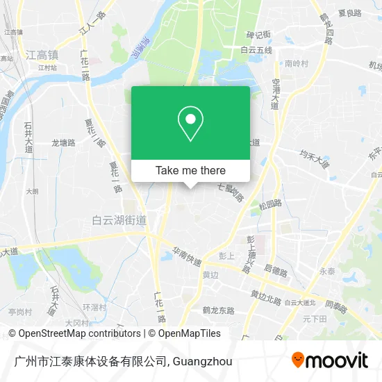 广州市江泰康体设备有限公司 map