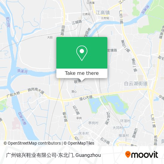 广州锦兴鞋业有限公司-东北门 map