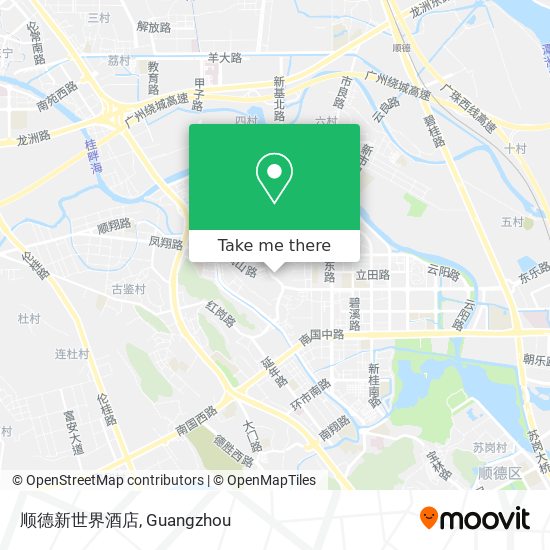 顺德新世界酒店 map