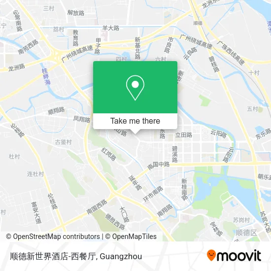 顺德新世界酒店-西餐厅 map