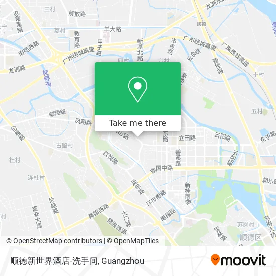 顺德新世界酒店-洗手间 map