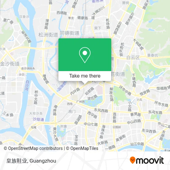 皇族鞋业 map