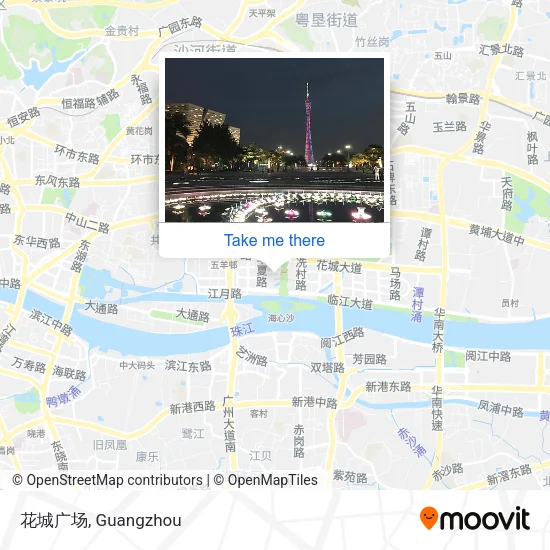 花城广场 map