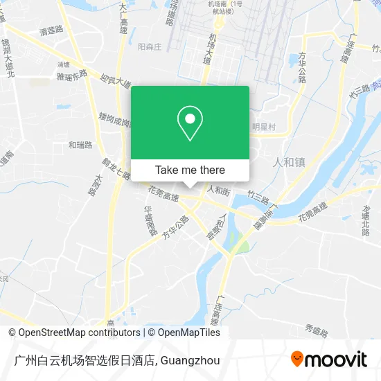 广州白云机场智选假日酒店 map