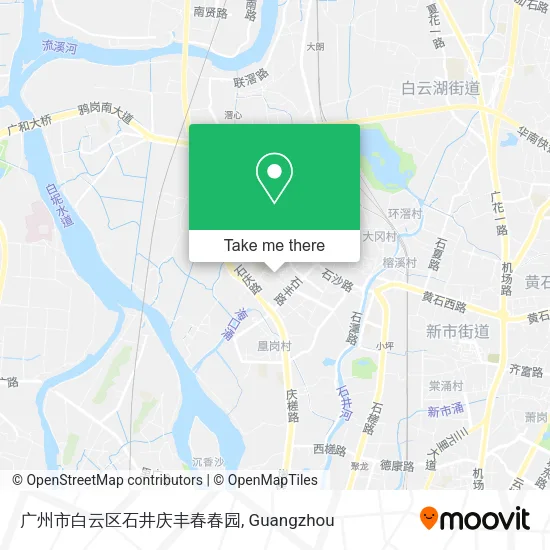广州市白云区石井庆丰春春园 map