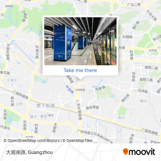 大观南路 map