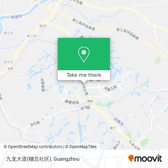 九龙大道(穗北社区) map