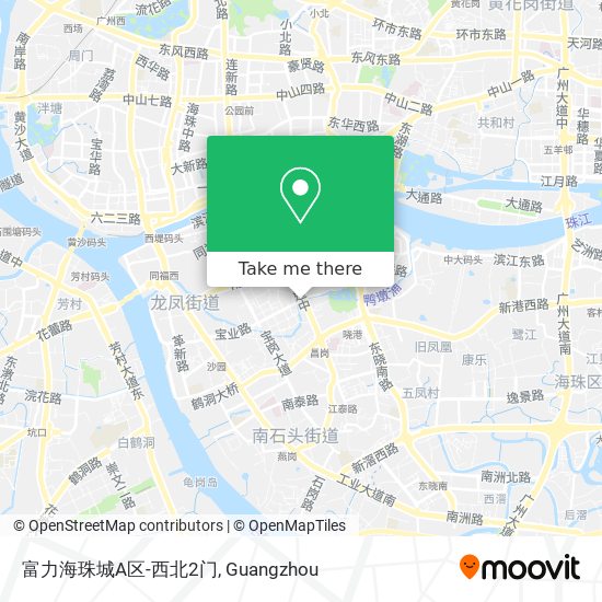 富力海珠城A区-西北2门 map