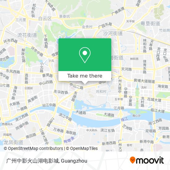 广州中影火山湖电影城 map