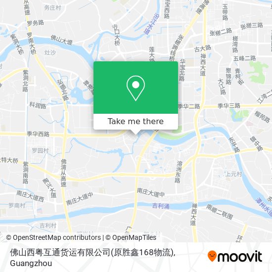 佛山西粤互通货运有限公司(原胜鑫168物流) map