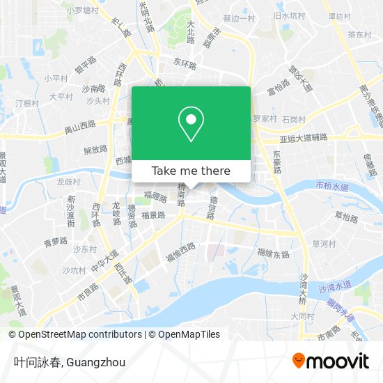 叶问詠春 map