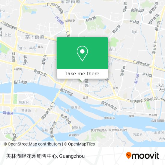 美林湖畔花园销售中心 map