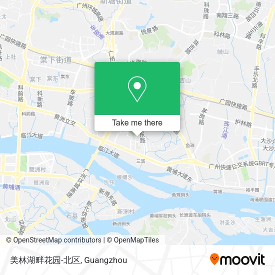 美林湖畔花园-北区 map
