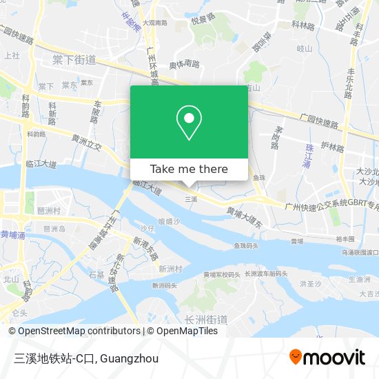 三溪地铁站-C口 map