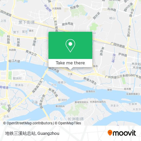 地铁三溪站总站 map